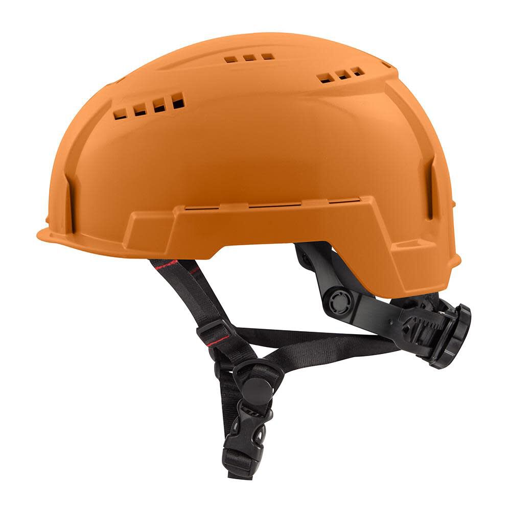 Milwaukee Orange Vented Helmet with BOLT Class C, large image number 5