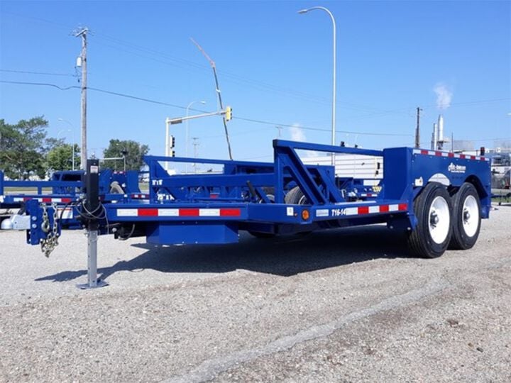 Air-Tow Trailers 16' Hydraulic Drop Deck Tandem Axle Flatbed Trailer, large image number 5