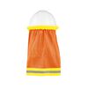 Occunomix Mesh Hard Hat Shade Hi-Vis Lime with Orange Stripe, small image number 4