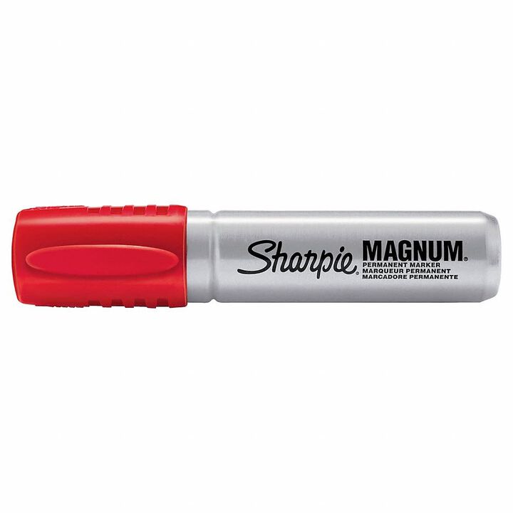 Sharpie Magnum 15.5 mm Tip General Purpose Permanent Marker, Red