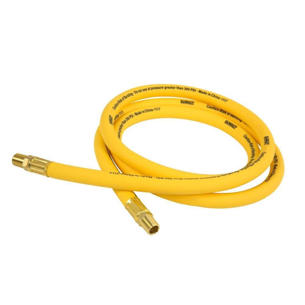 DEWALT 1/2 in. x 6 ft. Premium Hybrid Lead-in Air Hose – DXCM012-0226