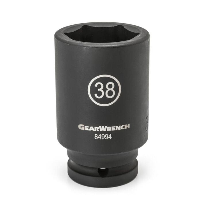 GEARWRENCH Impact Socket 3/4 in Drive 6 Point Deep 19mm, large image number 0