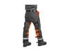 Husqvarna Polyester Apron Wrap Chainsaw HUS Chap, 36-38 Inch XS-2XL, Orange and Gray, small image number 2