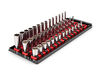 Tekton 1/4 Inch Drive Shallow, Semi-Deep, and Deep 6 Point Sockets, 42 Pieces, small image number 1