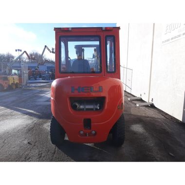Heli Americas 8000 Lbs Diesel-Powered IC Pneumatic Tire Forklift - 2020 Used, large image number 5