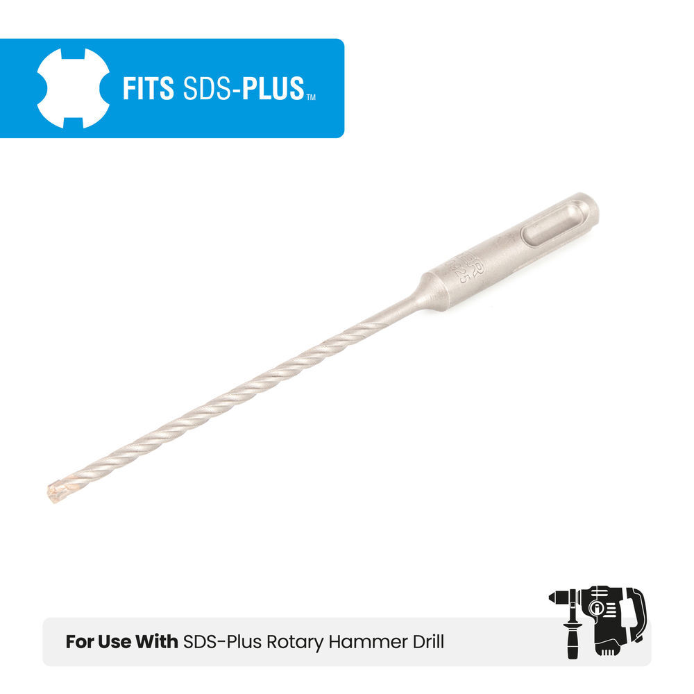 Spyder 5/32 Inch x 6 Inch SDS-Plus 4-Cutter Carbide-Tip Hammer Drill Bit, large image number 7
