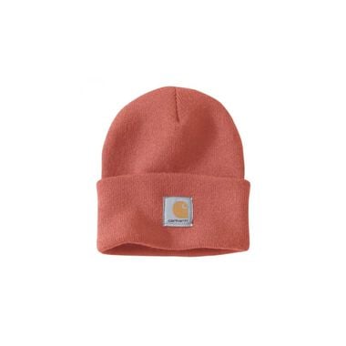 Carhartt Cuffed Beanie/Watch Hat Mens Regular OS Acrylic Knit Terracotta