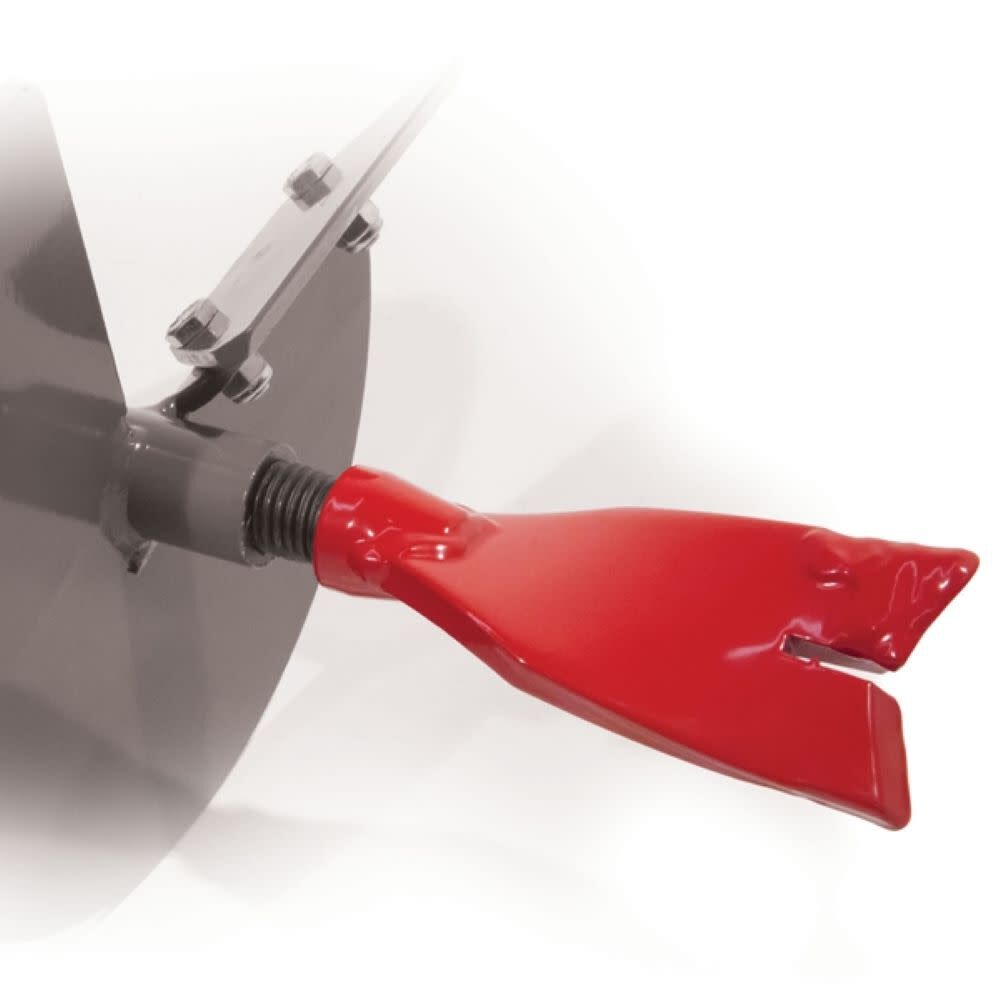 Earthquake Replacement Fishtail Point for Earth Auger 3/4-10 UNC Red, large image number 1