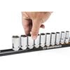 GEARWRENCH Magnetic Socket Rail 1/2 In. Drive Includes 14 Clips, small image number 3