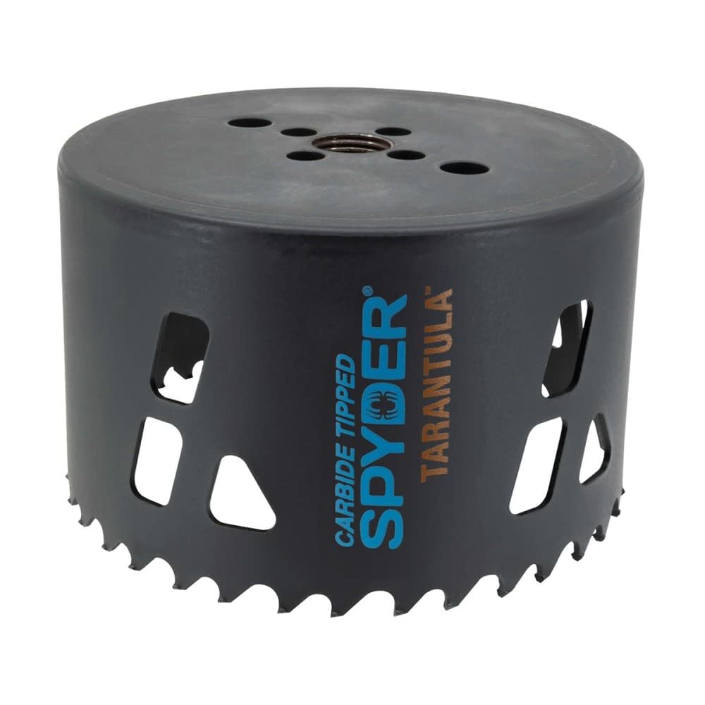 Spyder 4-1/4 Inch Carbide Tipped Metal/Wood Cutting Hole Saw - 600916CF
