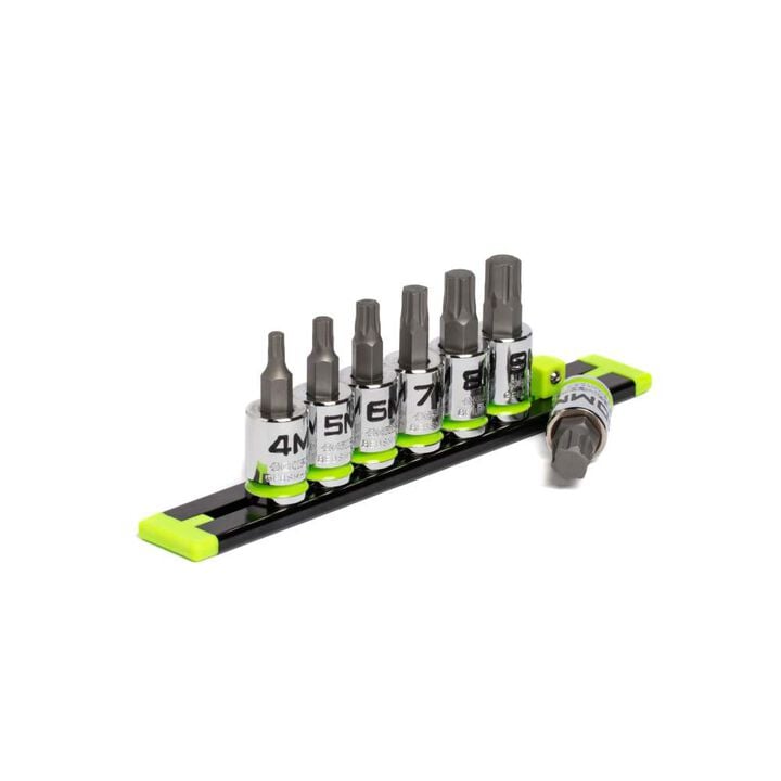 GripEdge Tools RPT 3/8 Inch Drive Short Hex Driver Set Metric 7 Pieces, large image number 2