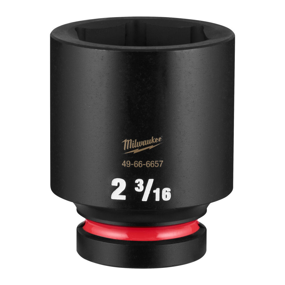 Milwaukee SHOCKWAVE Impact Duty 1 Inch Drive 2-3/16 Inch Deep 6 Point Socket - 49-66-6657