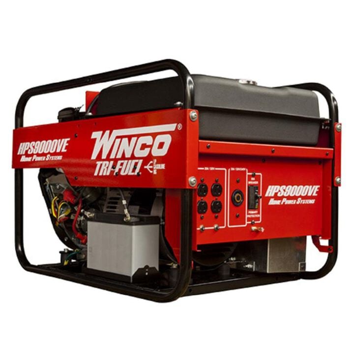 Winco 9,000 Watt Tri-Fuel 49-State Portable Generator
