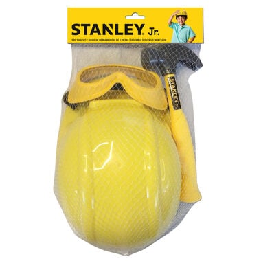 Stanley Jr ABS Plastic Kids Role Play Tool Set 3pc