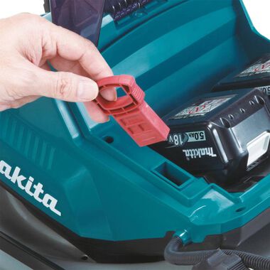 Makita 18V X2 (36V) LXT Lithium-Ion Brushless Cordless 18in Lawn Mower Kit with 4 Batteries (5.0Ah), large image number 6