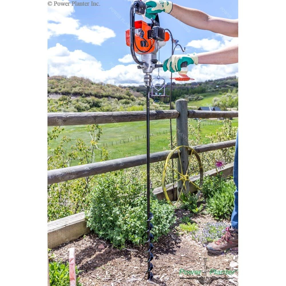 Power Planter 2 Inch x 30 Inch Steel Tree Planting Auger with Standard Tip, large image number 8