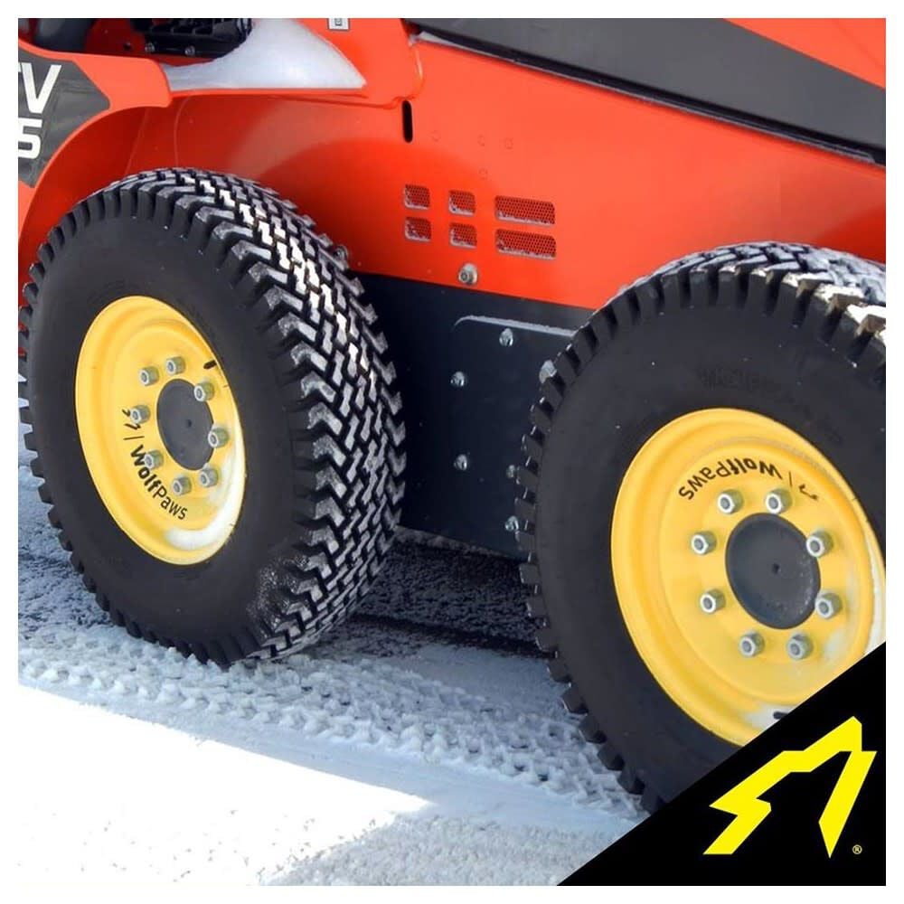 Snow Wolf Wolfpaws Skid Steer Snow Tires Set of 4 100SNOW Acme Tools