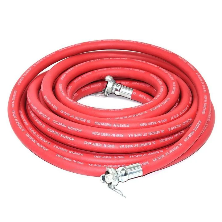 Interstate Pneumatics Jack Hammer Red Rubber Hose 3/4 Inch x 50ft