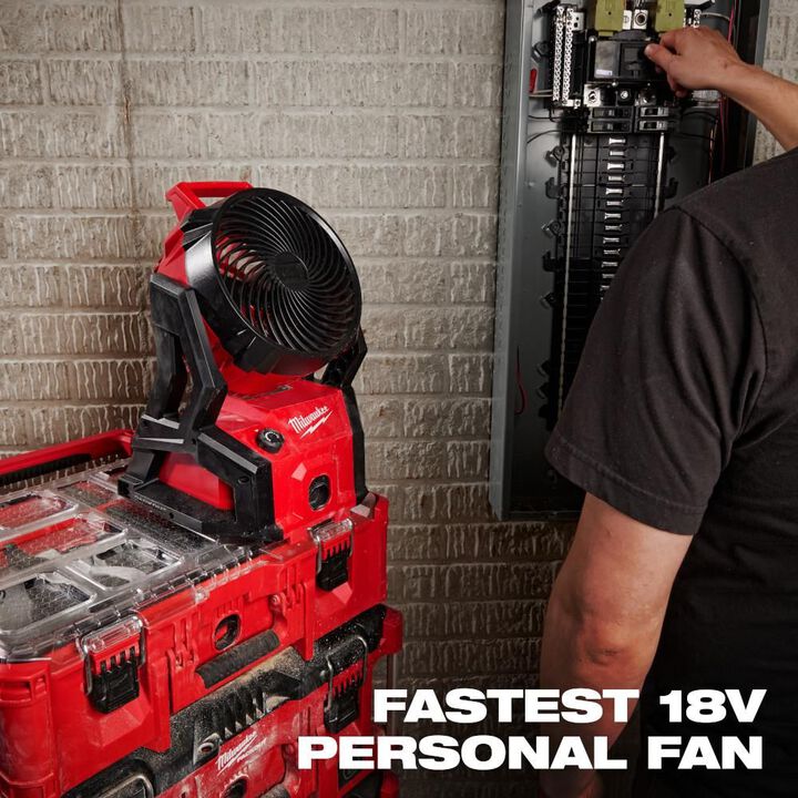 Milwaukee M18 Brushless PACKOUT Fan (Bare Tool), large image number 1