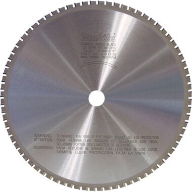 Makita 12 in. (76T) Carbide-Tipped Metal Cutting Blade Stainless Steel, large image number 0