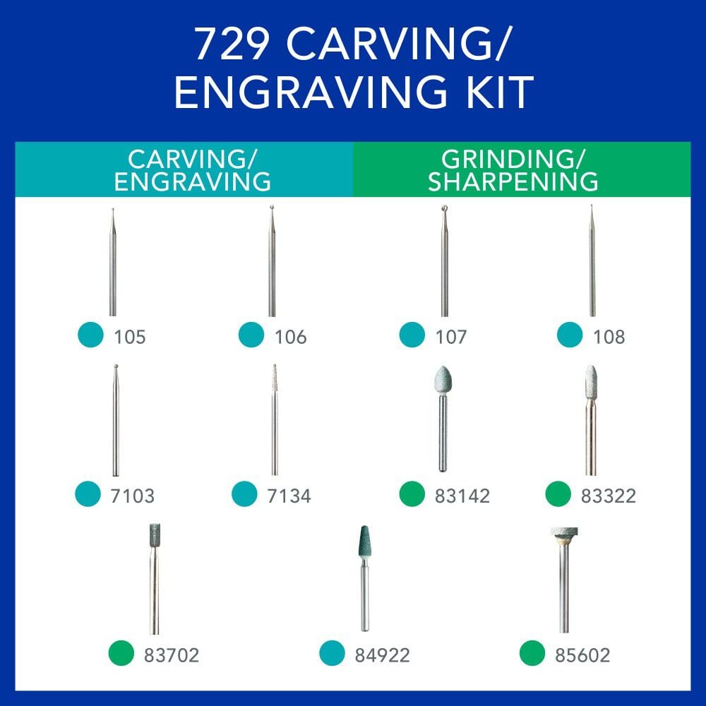 Dremel Carving/Engraving Accessory Micro Kit 11pc, large image number 3