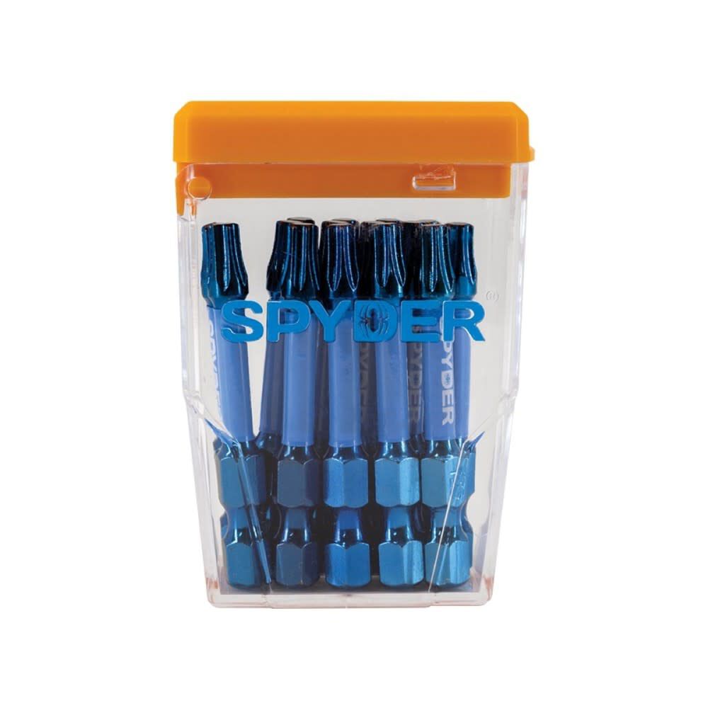 Spyder 2 Inch T25 Impact Driver Bit, 15 Pieces, large image number 1