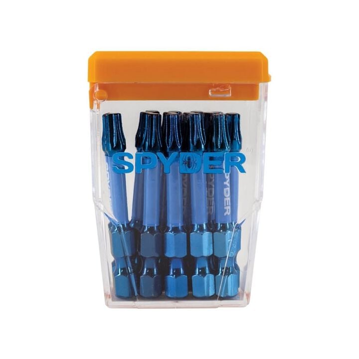 Spyder 2 Inch T25 Impact Driver Bit, 15 Pieces