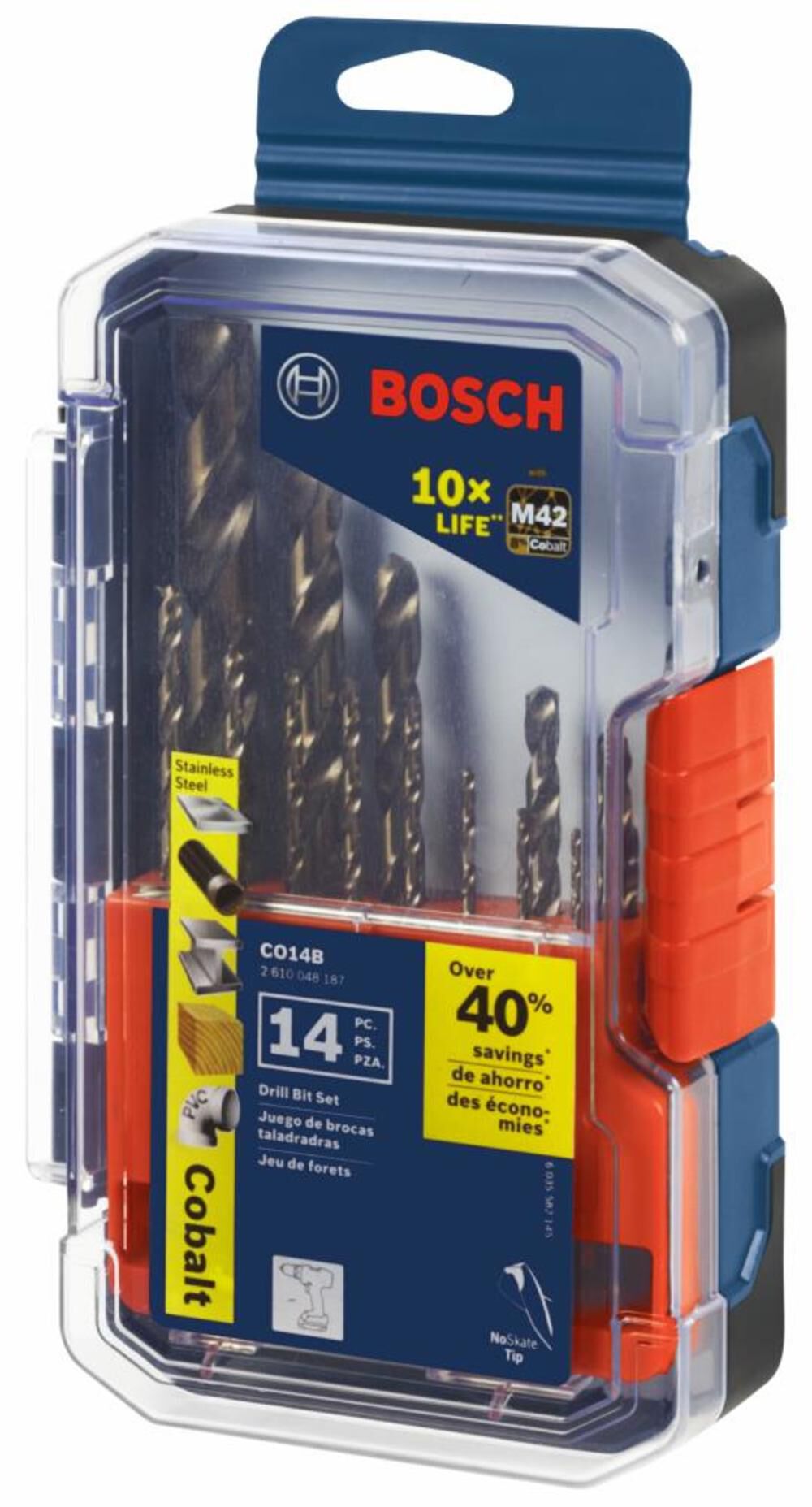 Bosch 14 pc. Cobalt M42 Drill Bit Set CO14B Acme Tools