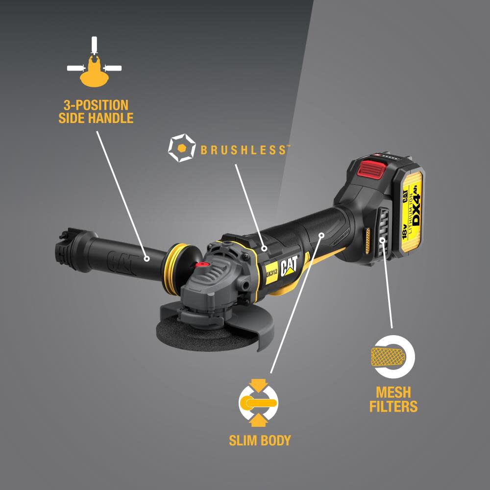 Cordless shop side grinder