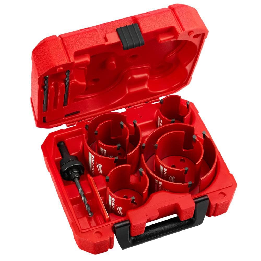 Milwaukee 10 pc. Big Hawg with Carbide Teeth Kit, large image number 1