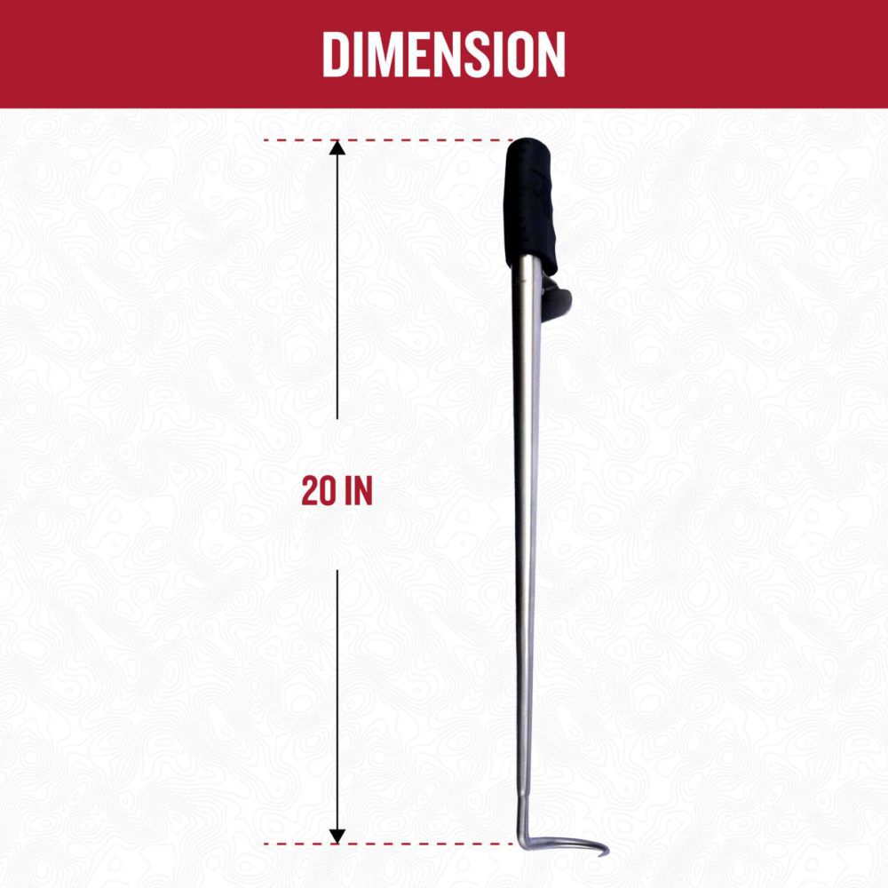 Firedisc 20 Inch Stainless Steel Ultimate Flipping Tool, large image number 2