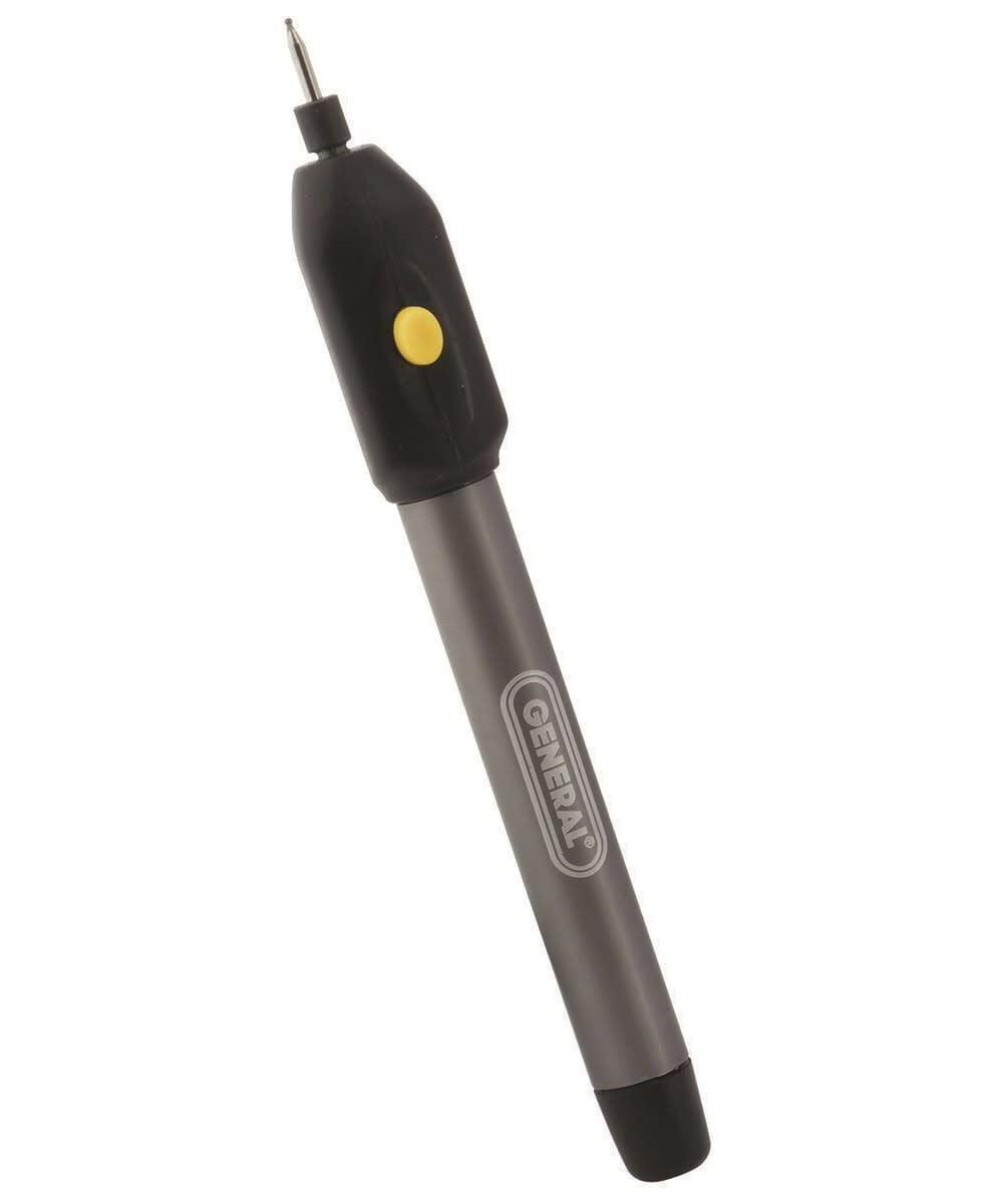 General Tools 3/32 Inch Diamond Bit Battery-Powered Cordless Precision Engraver, large image number 1