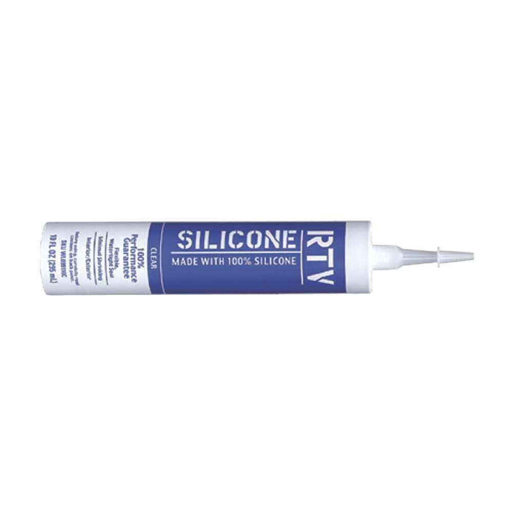 Krylon White Lightning 10 Oz Clear All Purpose Contractor RTV Sealant Pack of 12, large image number 2