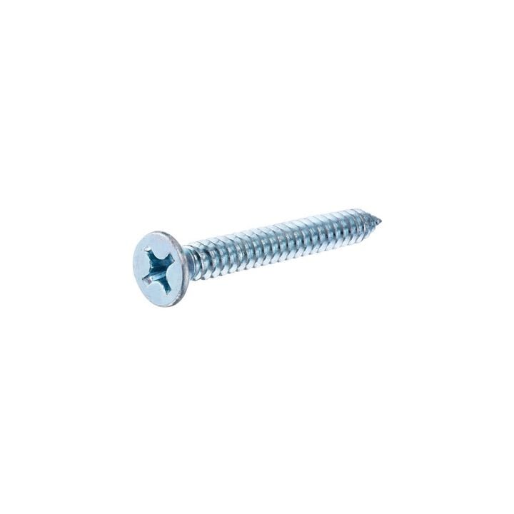 Hillman #8 x 2 1/2in Zinc Flat Head Phillips Sheet Metal Screw 100pk