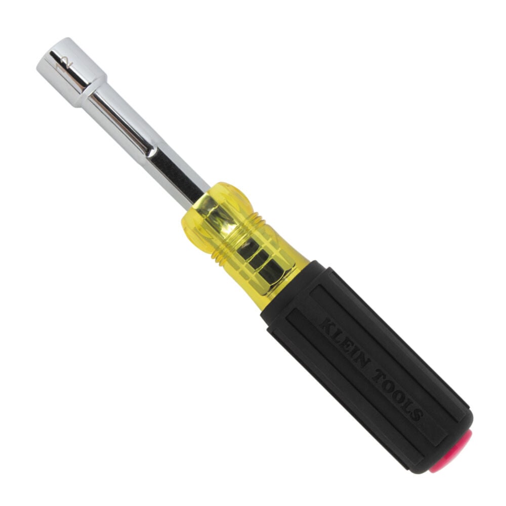 Klein Tools 6mm Metric Color Coded Nut Driver with Heavy Duty Hollow Shaft - 65406M