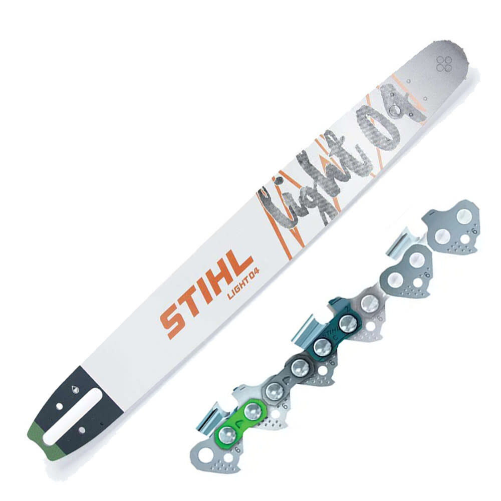 Stihl 2+1 Cut Kit 20 Inch Long 3/8 Inch Pitch 0.063 Inch Gauge Chainsaw Guide Bar and Two 26RM3 81 Link Chainsaw Chain, large image number 2