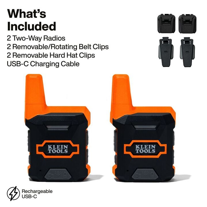 Klein Tools BlueTooth Two-Way Radio Set, large image number 1
