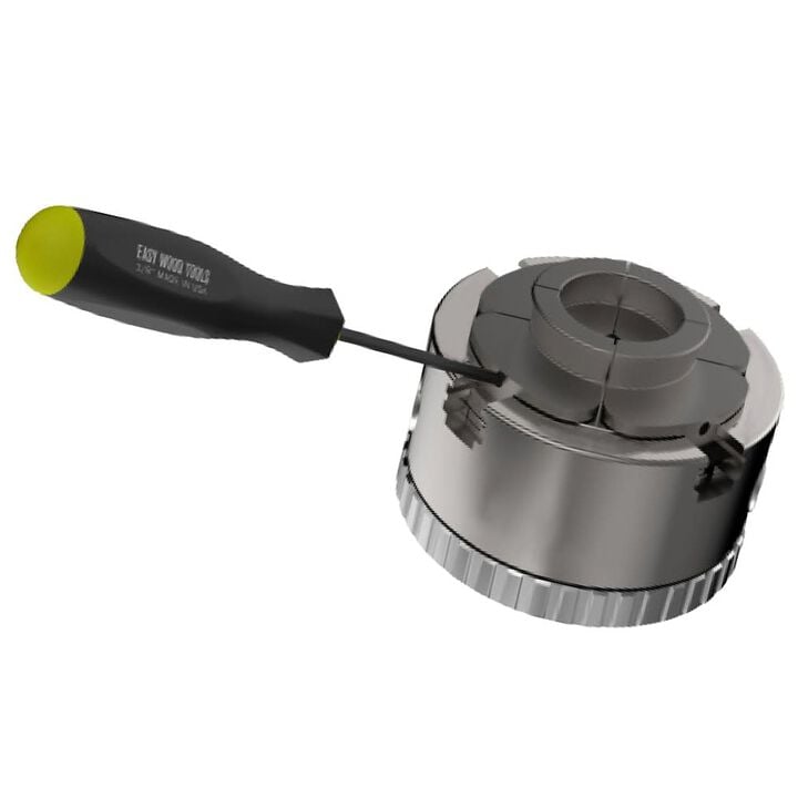 Easy Wood Tools 1 Inch - 8 TPI Steel SLT Technology 4-Jaw Easy Chuck, large image number 6