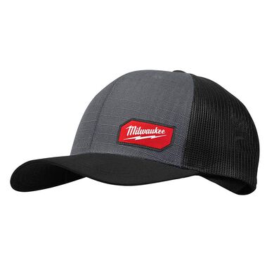 Milwaukee GRIDIRON Snapback Trucker Hat, Gray