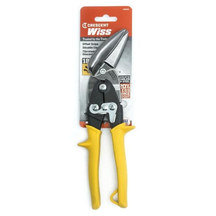 Crescent 9 4/5 Inch Offset Straight Aviation Snips, large image number 5