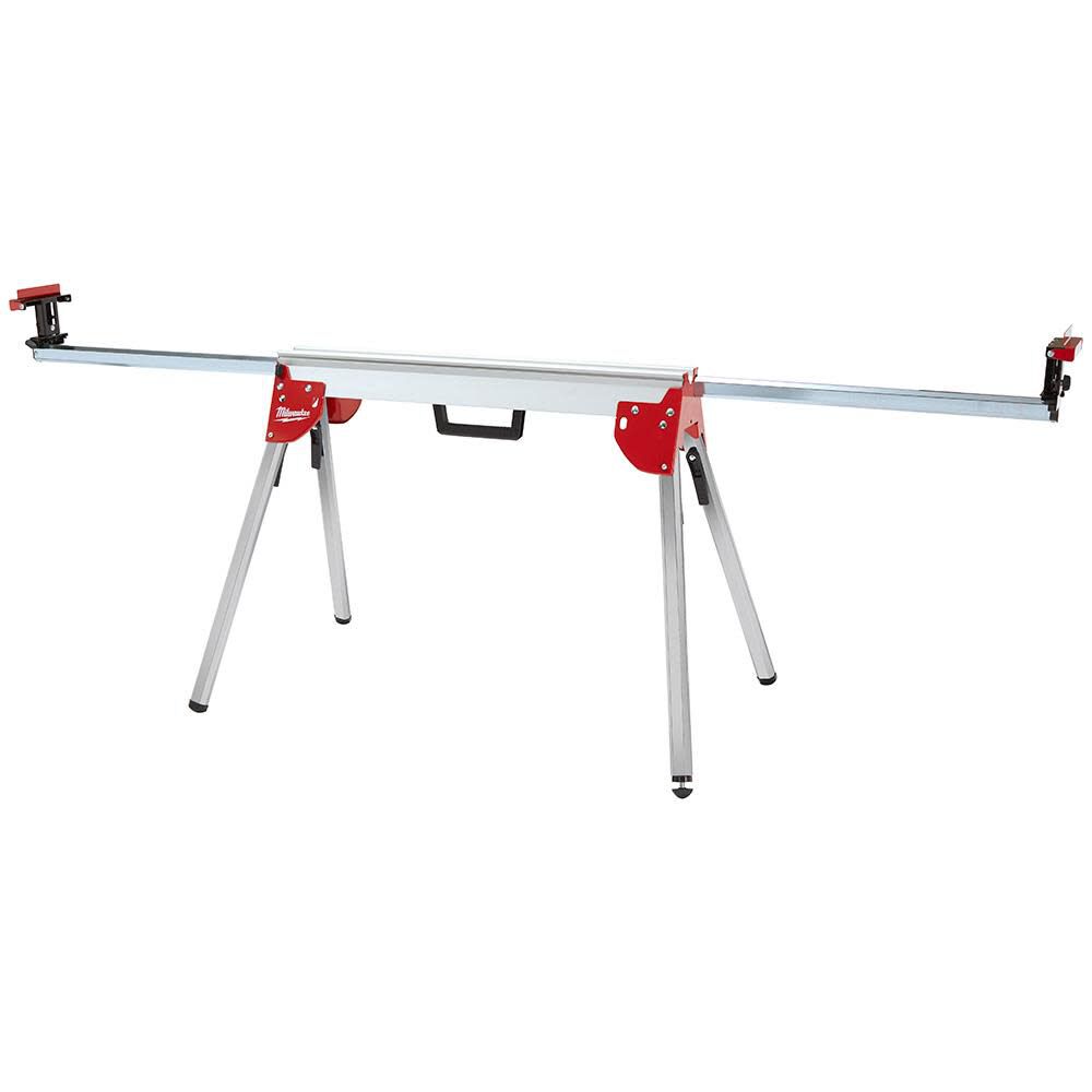 Milwaukee M18 FUEL 7-1/4 Inch Dual Bevel Sliding Compound Miter Saw, Folding Miter Saw Stand, Mounting Brackets, & XC8.0 Starter Kit, large image number 2