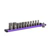 GripEdge Tools 1/4 & 3/8 Drive Triple Square Dual Action Driver Bit Set 12 Pieces, small image number 3