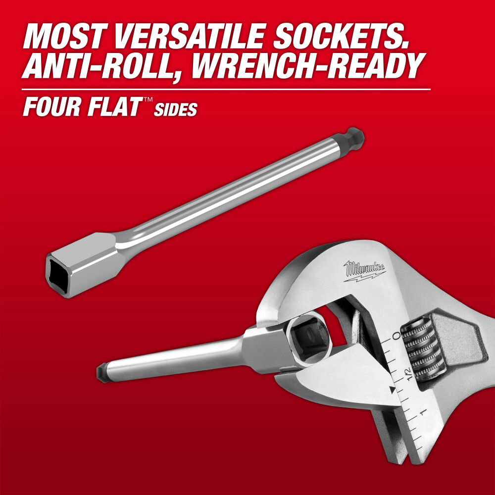 Milwaukee 3/8 Inch Drive 5mm Long Ball End Hex Bit Socket, large image number 3