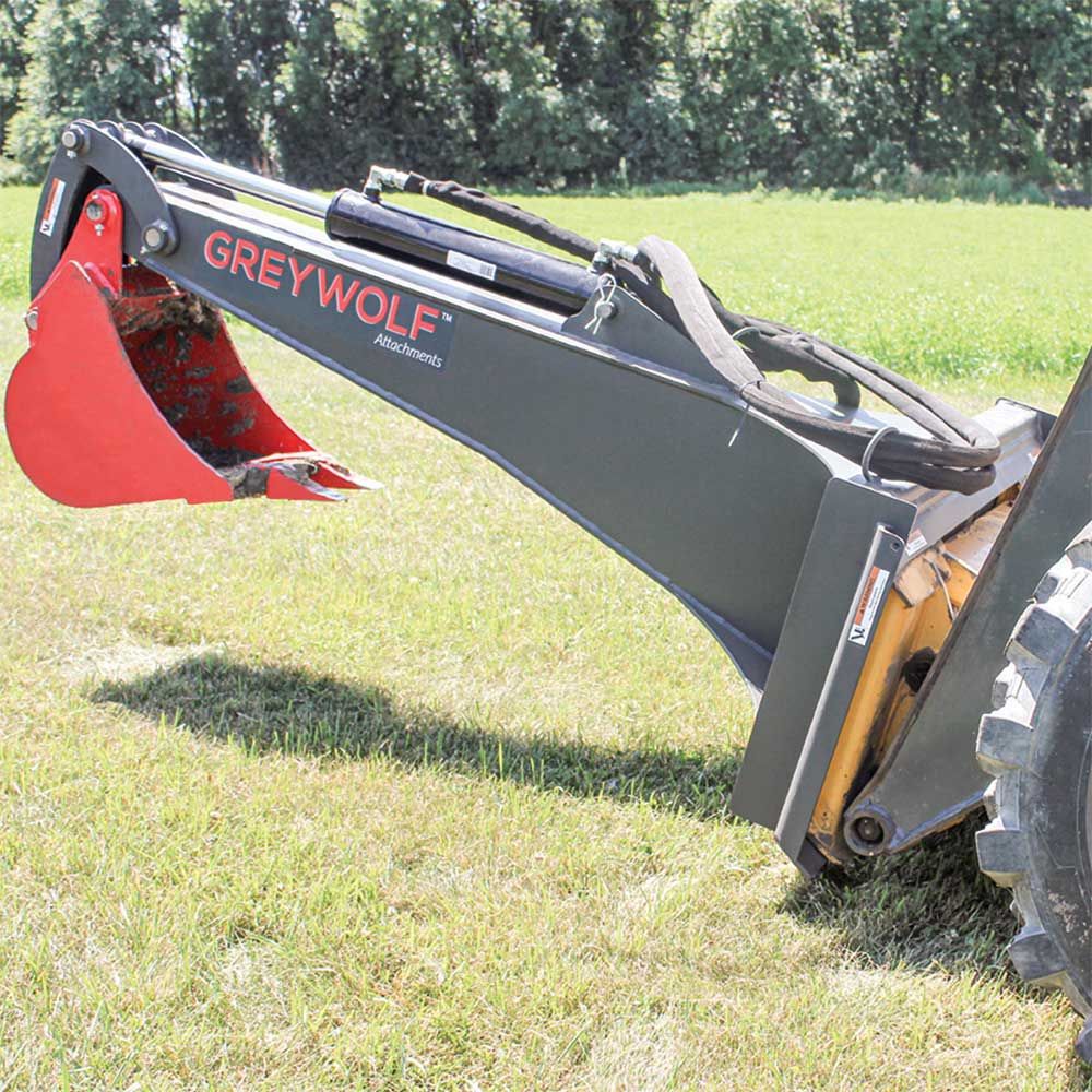 GreyWolf Attachments 12 Inch Skid Steer Backhoe Attachment, large image number 4