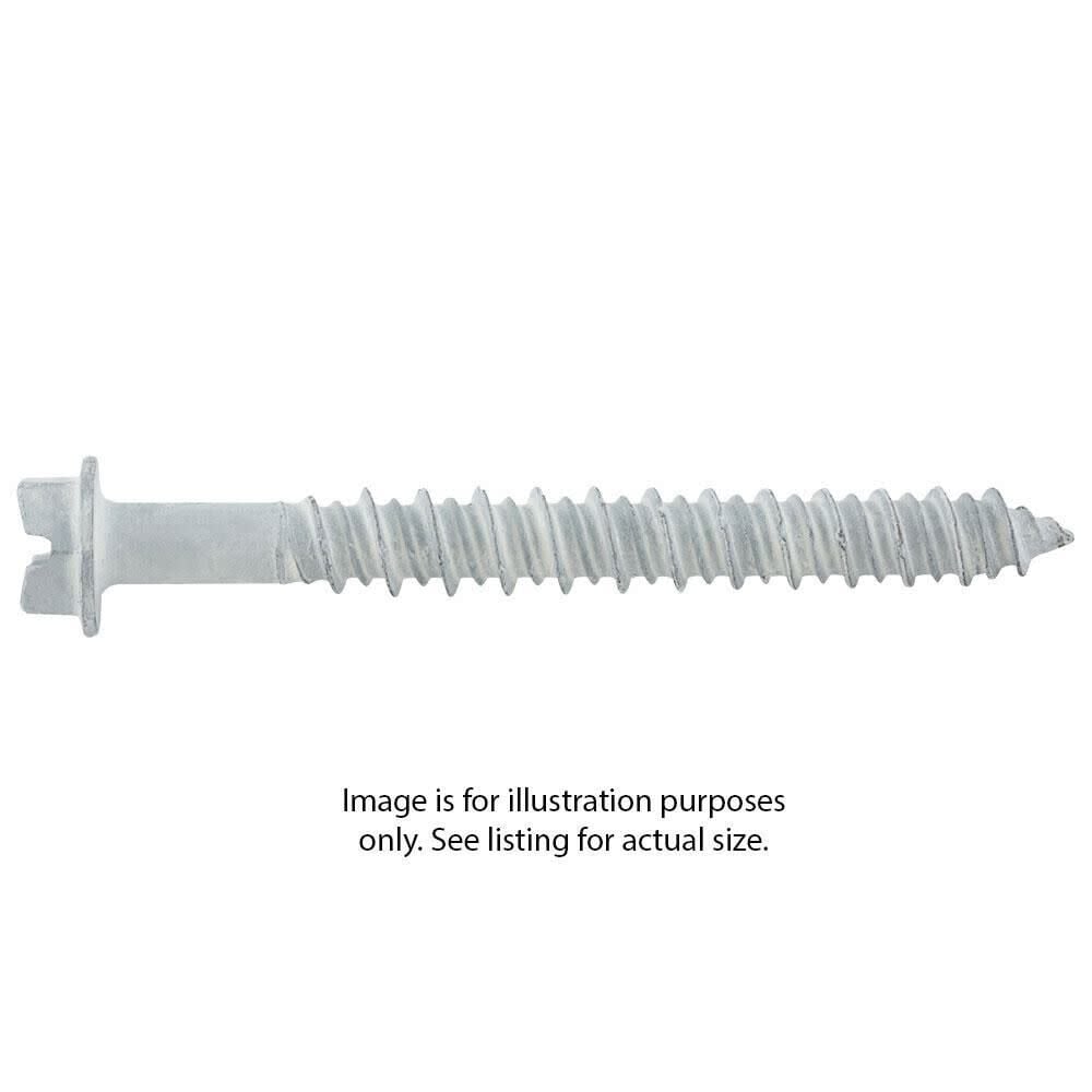 DEWALT Ultracon+ Screw Anchor Hex Washer Head 1/4 Inch x 3-1/4 Inch, large image number 2