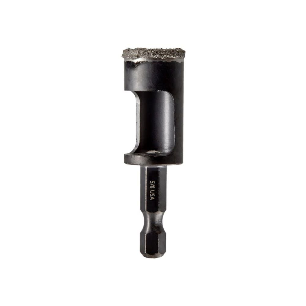 Spyder 5/8 Inch Diamond Edge Hole Saw Bit, 1/4 Inch Hex Quick Connect Arbor, large image number 1