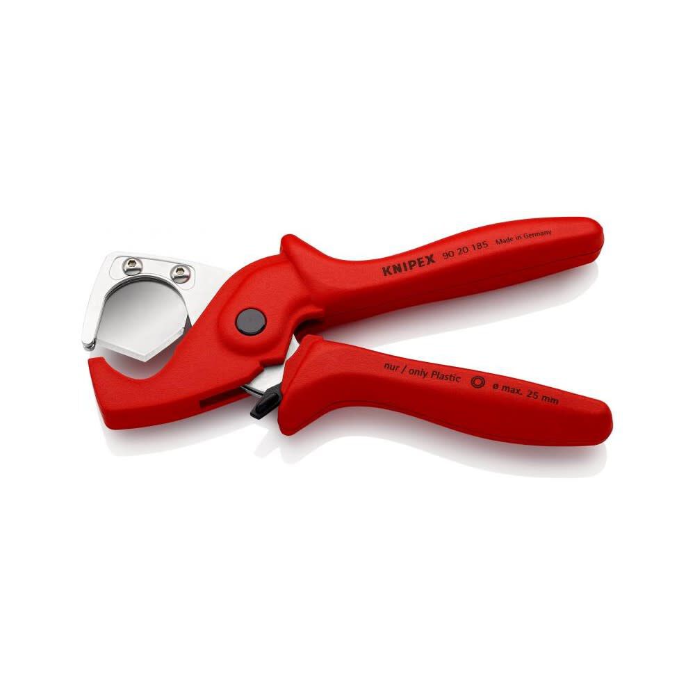 Knipex Plasticut Cutter For Hoses Plastic Conduit Pipes 185mm 90