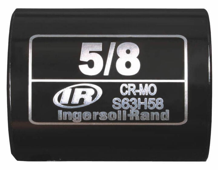 Ingersoll Rand 3/8 Inch Drive x 5/8 Inch Steel 6-Point Standard Impact Socket