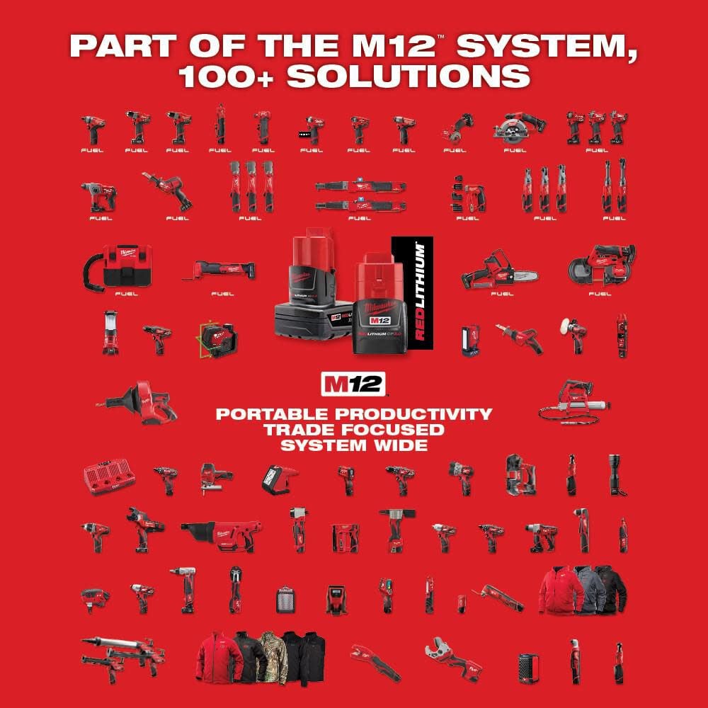 Milwaukee M12 Cable Stapler (Bare Tool), large image number 14