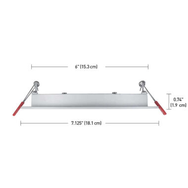 Globe Electric Ultra Slim Recessed Lighting Kit LED Glare Control, large image number 1